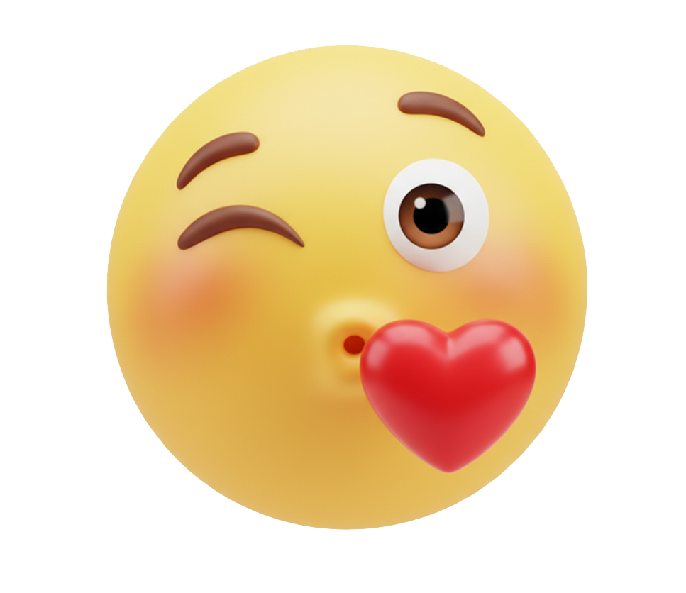 kissy emoji
