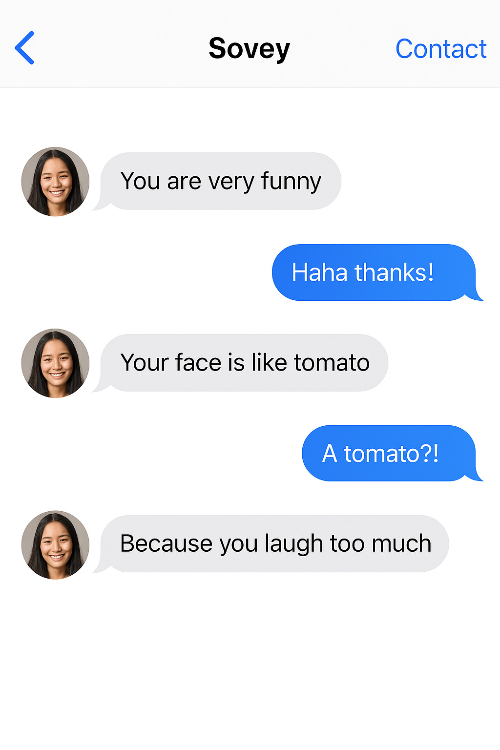 Sovey Flirting stiffly